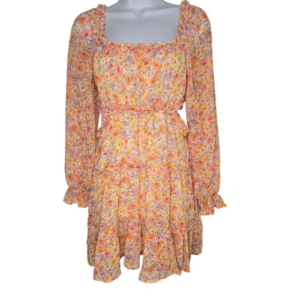 Soft Girl Jessica Simpson Women's Floral, Lightweight, Mini Dress.  Size Small.